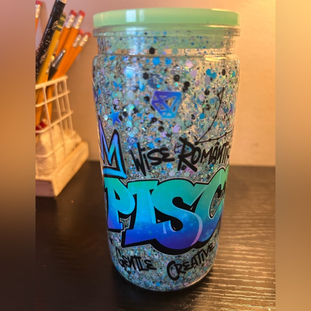 Colorful Pisces Tumbler